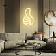 Daumen hoch Symbol LED-Neonschild Wohnzimmer Bar