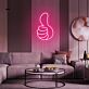Daumen hoch Symbol LED-Neonschild Wohnzimmer Bar