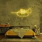 Trompete LED-Neonschild für Wohnzimmer oder Musikstudio