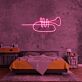 Trompete LED-Neonschild für Wohnzimmer oder Musikstudio