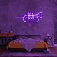 Trompete LED-Neonschild für Wohnzimmer oder Musikstudio