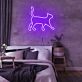 gehende Katze LED-Neonschild für Wohnzimmer oder Schaufenster