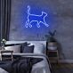 gehende Katze LED-Neonschild für Wohnzimmer oder Schaufenster