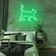 gehende Katze LED-Neonschild für Wohnzimmer oder Schaufenster
