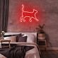 gehende Katze LED-Neonschild für Wohnzimmer oder Schaufenster