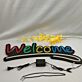 Welcome LED Neonschild für Eingang und Geschäft