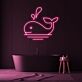 Wal LED-Neonschild für Badezimmer oder Kinderzimmer