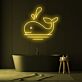 Wal LED-Neonschild für Badezimmer oder Kinderzimmer