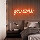 you ♥ me LED-Neonschild Schlafzimmer Wohnzimmer
