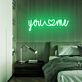you ♥ me LED-Neonschild Schlafzimmer Wohnzimmer