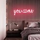 you ♥ me LED-Neonschild Schlafzimmer Wohnzimmer