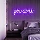 you ♥ me LED-Neonschild Schlafzimmer Wohnzimmer