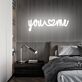 you ♥ me LED-Neonschild Schlafzimmer Wohnzimmer