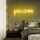 you ♥ me LED-Neonschild Schlafzimmer Wohnzimmer