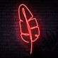 Feder LED-Neonschild Wohnzimmer Schlafzimmer