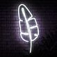 Bananenblatt als LED-Neonschild