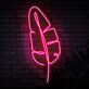 Feder LED-Neonschild Wohnzimmer Schlafzimmer