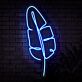 Bananenblatt als LED-Neonschild