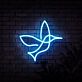 Kolibri LED-Neonschild Wohnzimmer Cafe