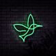 Kolibri LED-Neonschild Wohnzimmer Cafe