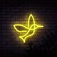 Kolibri LED-Neonschild Wohnzimmer Cafe