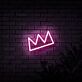 Krone LED-Neonschild Wohnzimmer Bar