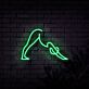 Yoga Pose Herabschauender Hund LED-Neonschild Yoga Studio Wohnzimmer