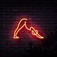 Yoga Pose Herabschauender Hund LED-Neonschild Yoga Studio Wohnzimmer