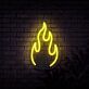 Flamme Symbol LED-Neonschild für Bar und Wohnzimmer