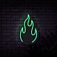 Flamme Symbol LED-Neonschild für Bar und Wohnzimmer