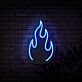Flamme Symbol LED-Neonschild für Bar und Wohnzimmer