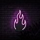 Flamme Symbol LED-Neonschild für Bar und Wohnzimmer