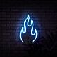 Flamme Symbol LED-Neonschild für Bar und Wohnzimmer