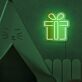 Geschenkbox LED-Neonschild für Kinderzimmer Party