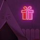 Geschenkbox LED-Neonschild für Kinderzimmer Party