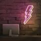 Blitzsymbol LED-Neonschild für Home Office und Wohnzimmer