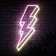 Blitzsymbol LED-Neonschild für Home Office und Wohnzimmer