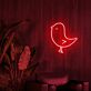 Vogel Silhouette LED-Neonschild Wohnzimmer Büro