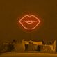 Lippen Symbol LED-Neonschild für Schlafzimmer Wohnzimmer