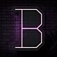 Buchstabe B LED Neonschild für Wohnzimmer und Bar