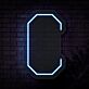 Großbuchstabe C LED-Neonschild Wohnzimmer Bar