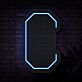 Großbuchstabe C LED-Neonschild Wohnzimmer Bar