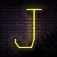 Buchstabe J LED Neonschild für Wohnzimmer und Bar