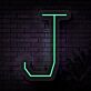 Buchstabe J LED Neonschild für Wohnzimmer und Bar