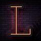 Buchstabe L LED Neonschild für Wohnzimmer und Büro