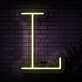 Buchstabe L LED Neonschild für Wohnzimmer und Büro