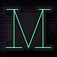 M LED-Neonschild Wohnzimmer Büro