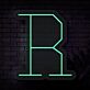 Buchstabe R LED Neonschild für Wohnzimmer und Bar