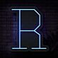 Buchstabe R LED Neonschild für Wohnzimmer und Bar