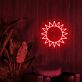 Sonne Symbol LED-Neonschild Wohnzimmer Bar